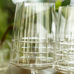 Amaite Deluxe Crystal Glass for Water - Set of 6