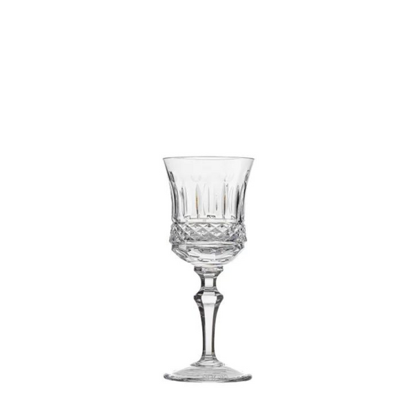 Flute Crystal Glass for Liquor - Set of 6