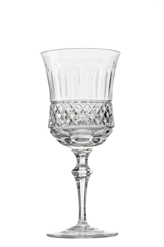 Mozart Water Crystal Glass, Set Of 6 - Flute Line