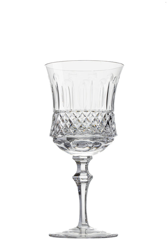 Mozart Wine Crystal Glass, Set Of 6 - Flute Line